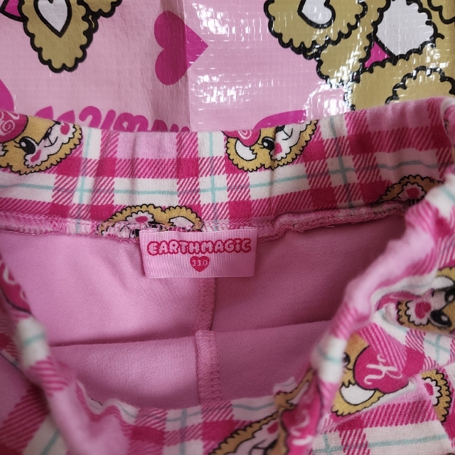 EARTHMAGIC(アースマジック)のアースマジック チェック スカート インパン付 キッズ/ベビー/マタニティのキッズ服女の子用(90cm~)(スカート)の商品写真
