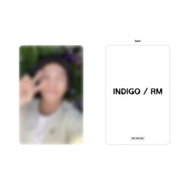 BTS RM INDIGO ユニバーサルミュージック 特典トレカ UMS BTS RM INDIGO ユニバーサルミュージック 特典トレカ UMS