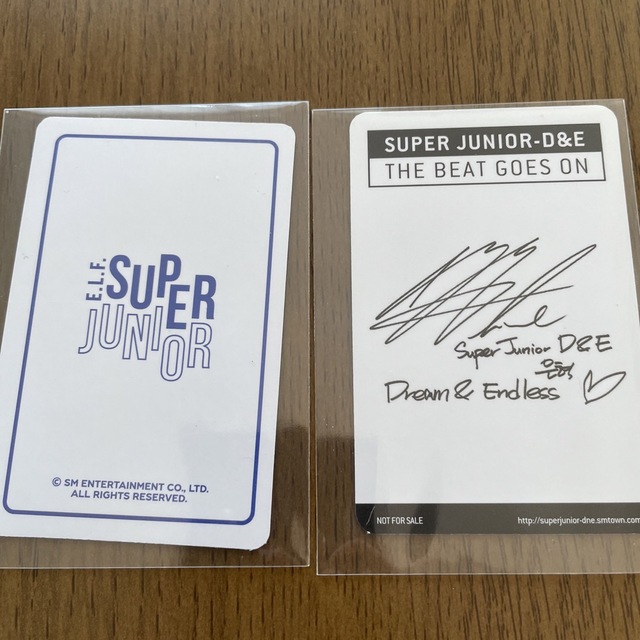 SUPER JUNIOR ウニョク トレカ セット