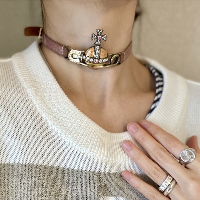 Vivienne Westwood(ヴィヴィアンウエストウッド)の激レアヴィンテージVivienneWestwood オーブチョーカー レディースのアクセサリー(ネックレス)の商品写真