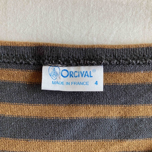 ORCIVAL(オーシバル)のORCIVAL コットンロードフレンチバスクシャツ　ボートネック メンズのトップス(Tシャツ/カットソー(七分/長袖))の商品写真