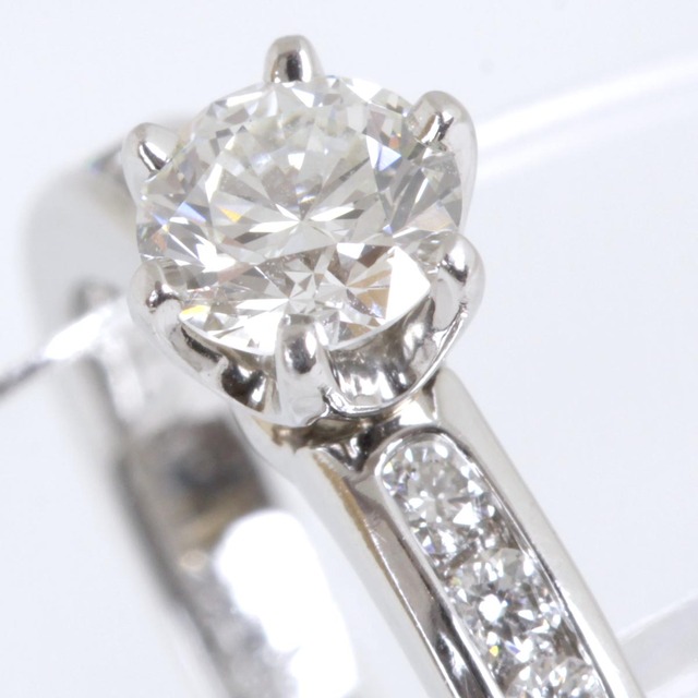 美品『USED』 Pt950/ダイヤモンド  TIFFANY&Co. リング・指輪 ダイヤモンド 0.41ct 3.7g 7号