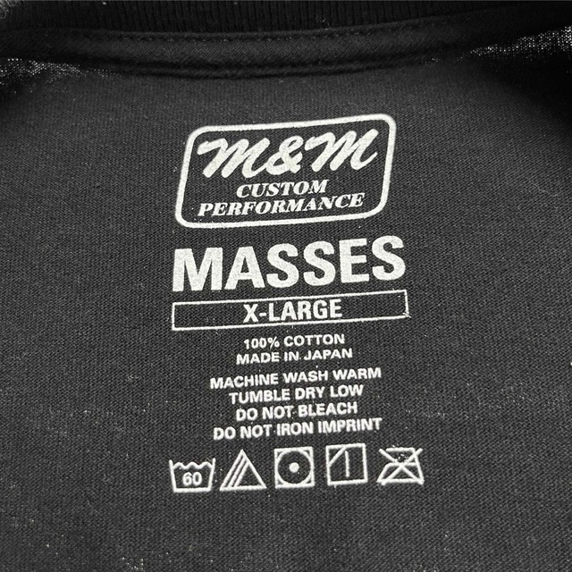 マシスMASSES エム&エム M&M ロゴ Tシャツ Logo Tee 2