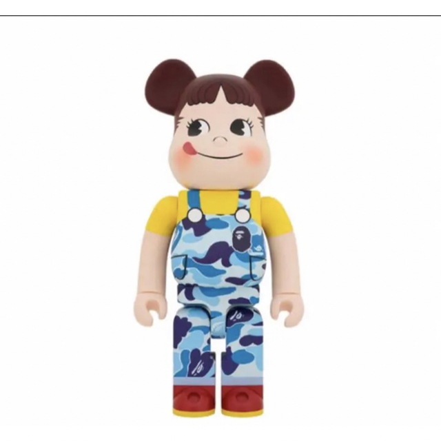 BE＠RBRICK  BAPE(R) × ペコちゃん 1000%（ブルー）ハンドメイド