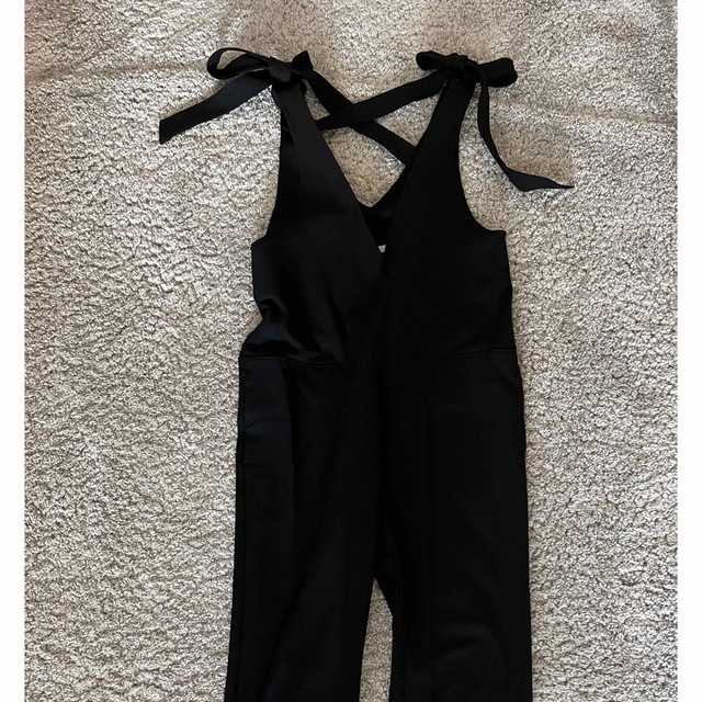 【超お買い得!】パンツ値下げ【新品 未使用】yori ソフト裏起毛リボンサロペット 34 - www