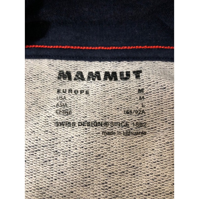 〇〇MAMMUT マムート メンズ パーカー プルオーバーパーカー サイズM 1014-02280 ネイビー 4