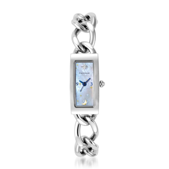 スタージュエリー ウォッチ LINK CHAIN WATCH 腕時計 スクエア 最終