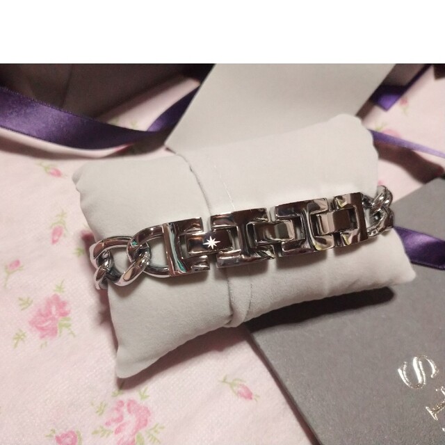 スタージュエリー ウォッチ LINK CHAIN WATCH 腕時計 スクエア