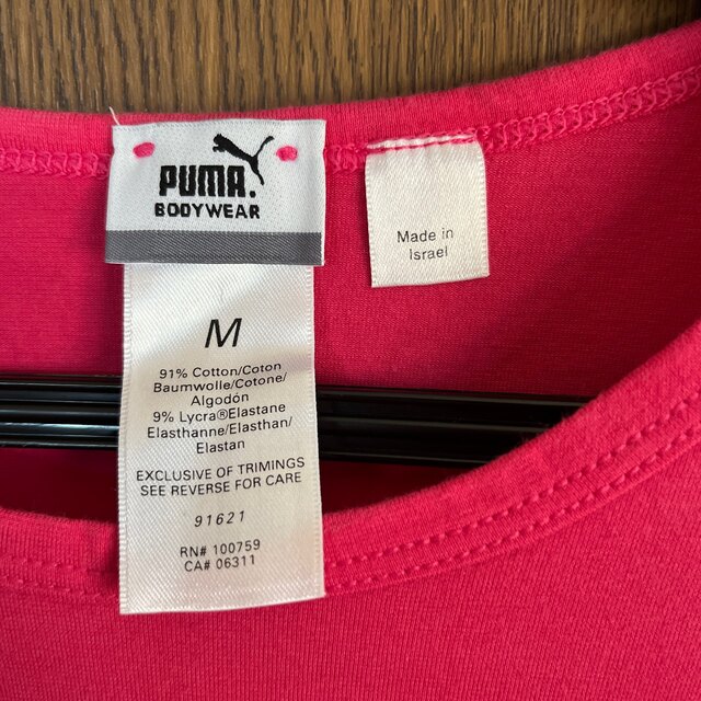 CAT（Puma）(キャット)のプーマ/ ピンクロングT-shirt メンズのトップス(Tシャツ/カットソー(七分/長袖))の商品写真