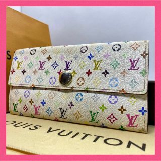 ルイヴィトン(LOUIS VUITTON)のルイヴィトン マルチカラー【ポルトフォイユ サラ 】 長財布(財布)