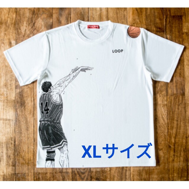 スラムダンク Tシャツ 三井 LOOP ホワイト XLサイズ slamdunkの スラムダンク Tシャツ 三井 LOOP ホワイト XLサイズ slamdunkの