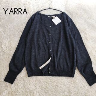 YARRA - SALE!新品 YARRA ヤラ ウール混 長袖カーディガン 薄手の通販