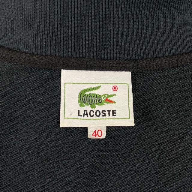 LACOSTE(ラコステ)のLACOSTE ラコステ【40】ベロア調 ミディ丈 シャツ ワンピース レディースのワンピース(ひざ丈ワンピース)の商品写真