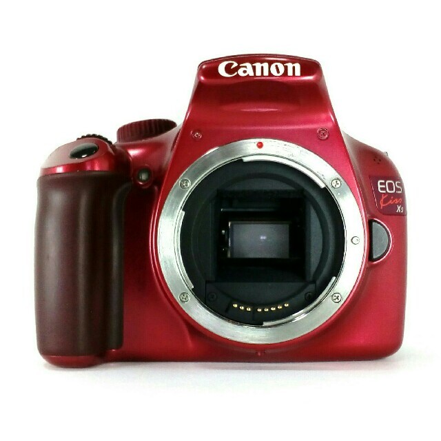 値下げ 稀少 ワインレッド Canon Kiss X50⭐初心者応援セット⭐スマホ