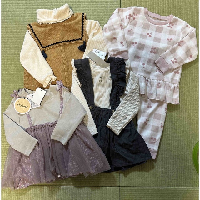ampersand(アンパサンド)の今季商品女の子の洋服6点 キッズ/ベビー/マタニティのキッズ服女の子用(90cm~)(Tシャツ/カットソー)の商品写真