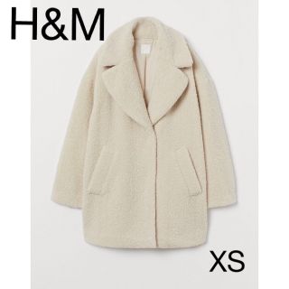 H&M - 【大幅値下げ】H&Mテディコート エクリュ タグ付き新品xsの