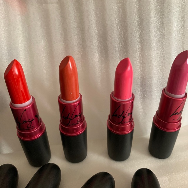 MAC(マック)の4本セット　口紅リップ コスメ/美容のベースメイク/化粧品(口紅)の商品写真