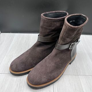 美品 マーガレット ハウエルアイデア 24.5 ブーツ スエード ブラウン-