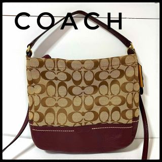 COACH - COACH コーチ ショルダーバッグ ハンドバッグパープル紫 ...