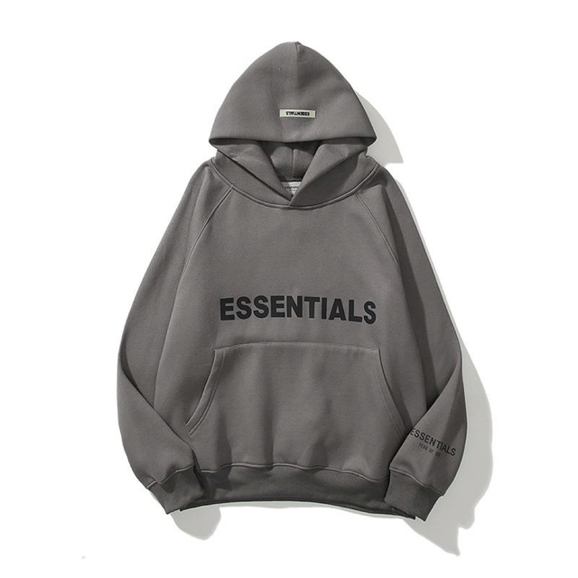 新品パーカー裏起毛  男女兼用ESSENTIALS  Lサイズ