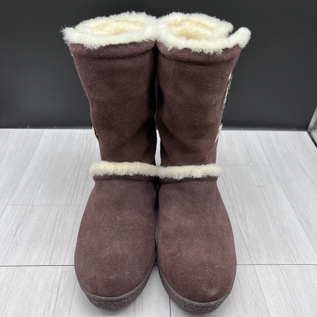 濃いピンク系統 美品 TORY BURCH トリーバーチ 22 ブーツ ムートン