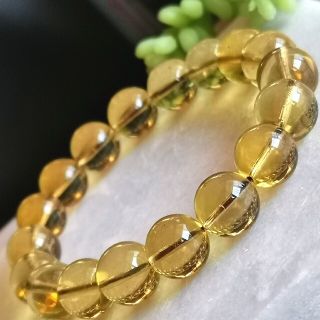 人気 激レア【透明感抜群】【ドミニカ産】天然ブルーアンバー約11.5mm