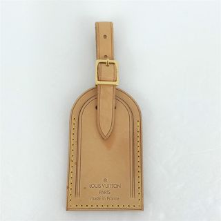 ルイヴィトン(LOUIS VUITTON)のセール 美品 LOUIS VUITTON/ルイ・ヴィトン ネームタグ ヌメ革 レザー部品 キーポル用 ボストンバッグ用 中古(その他)