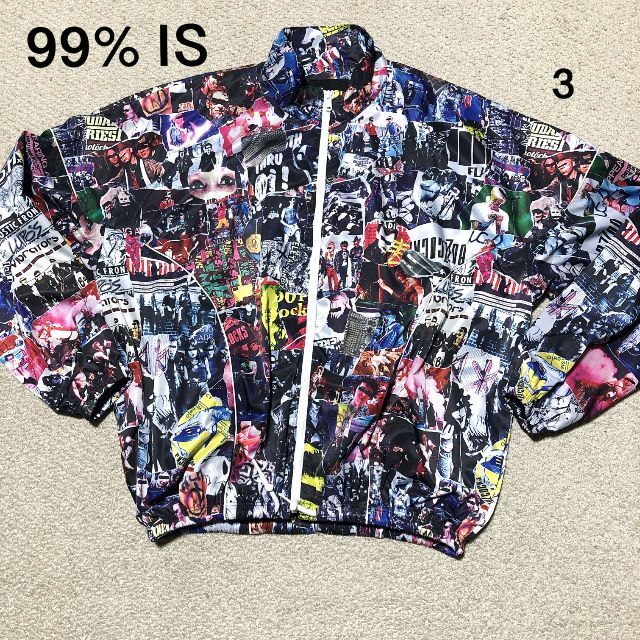 99%IS ナイロンジャケット 3/ナインティナインパーセントイズ  パンク系