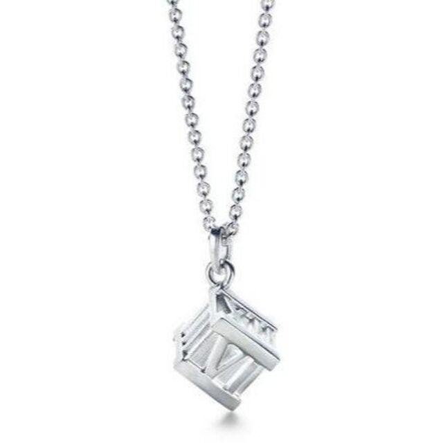 Tiffany アトラスキューブ ネックレス 正規品 ボックス付き レディース