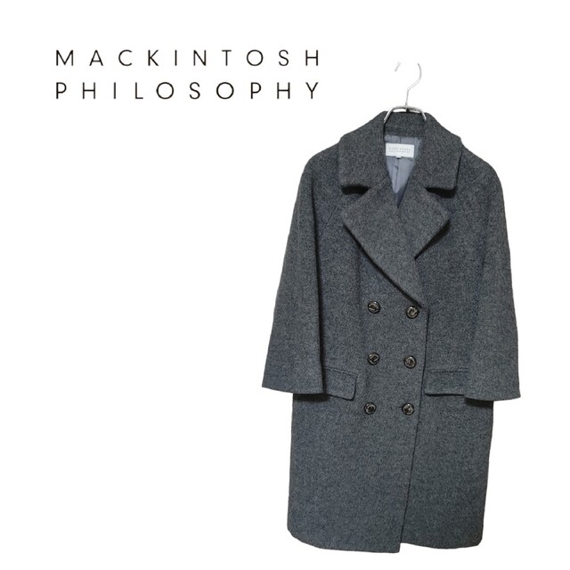 MACKINTOSH PHILOSOPHY(マッキントッシュフィロソフィー)のMACKINTOSH PHILOSOPHY  チェスター ダブル コート レディースのジャケット/アウター(チェスターコート)の商品写真