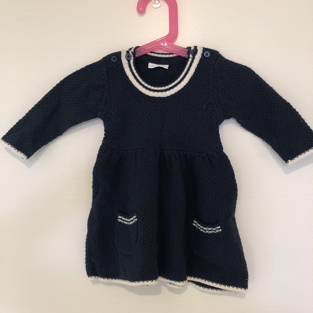 NEXT(ネクスト)のnext☆baby ニットワンピース3-6mon キッズ/ベビー/マタニティのベビー服(~85cm)(ワンピース)の商品写真