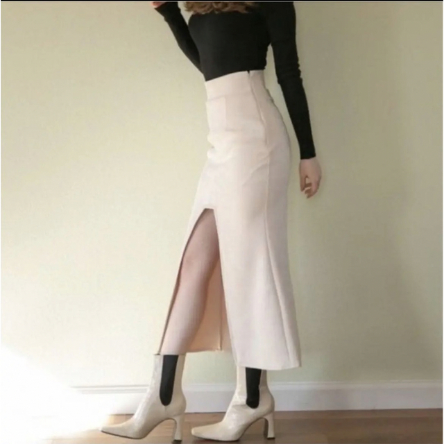 Bubbles(バブルス)のandmary  スクエアスリットタイトスカート レディースのスカート(ロングスカート)の商品写真