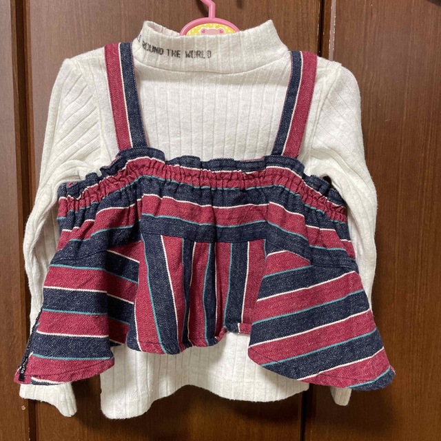 BREEZE(ブリーズ)のビスチェ&カットソー(95㎝)/BREEZE キッズ/ベビー/マタニティのキッズ服女の子用(90cm~)(Tシャツ/カットソー)の商品写真