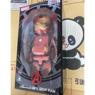 ベアブリック(BE@RBRICK)のマーベル　アイアンマン　ベアブリック　ハッピーくじ　happyくじ(アメコミ)