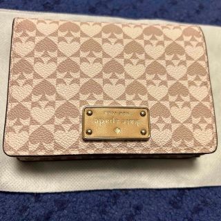 ケイトスペードニューヨーク(kate spade new york)のkate spade 二つ折り財布 ピンク(財布)