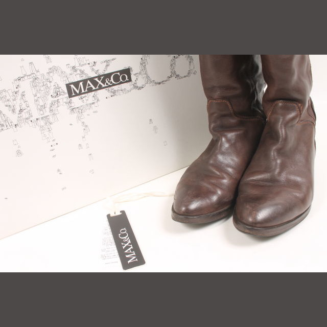 Max & Co.(マックスアンドコー)のマックス&コー MAX&CO. ロング ブーツ レザー /kk0521 レディースの靴/シューズ(ブーツ)の商品写真