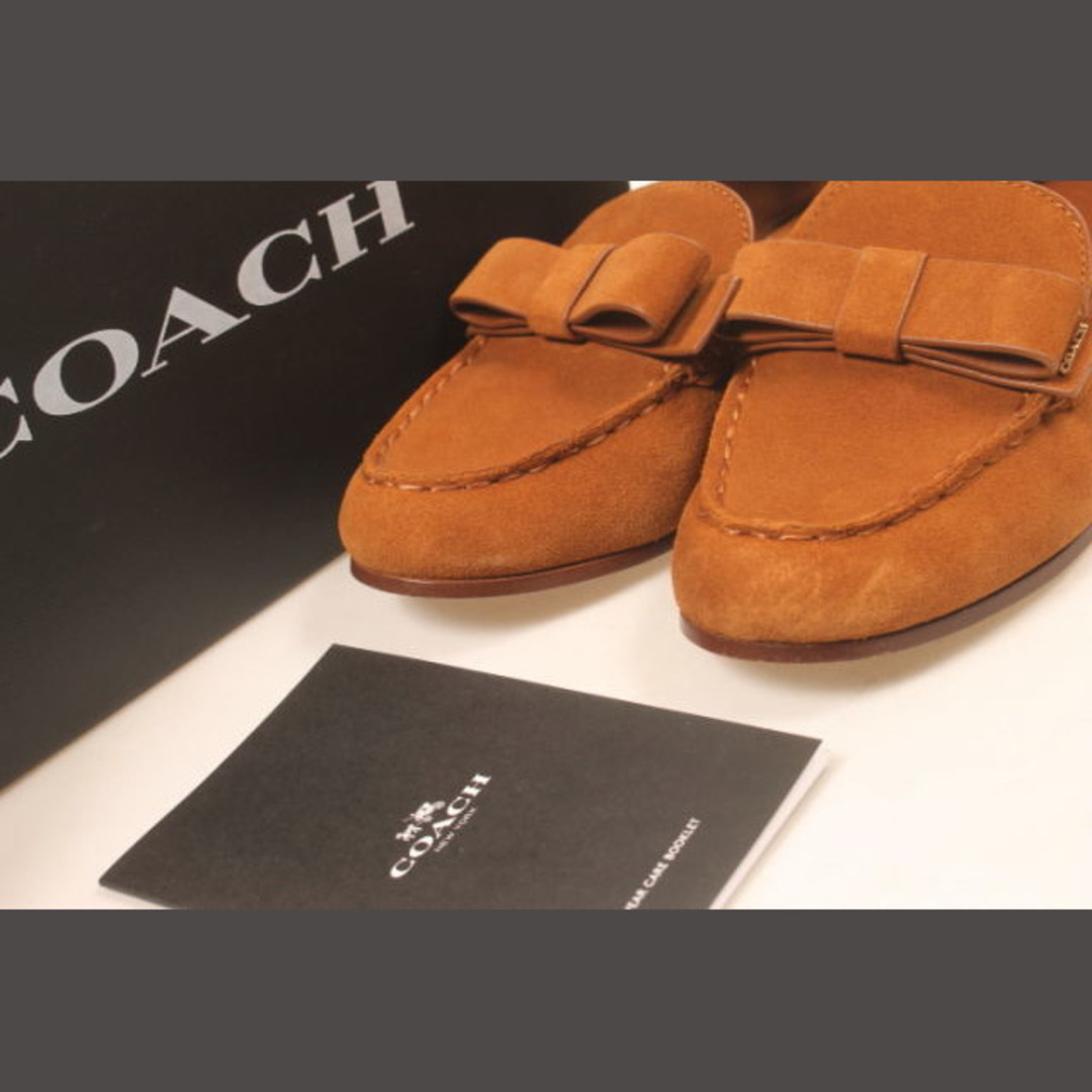 レディース【新品】COACH スエードローファー