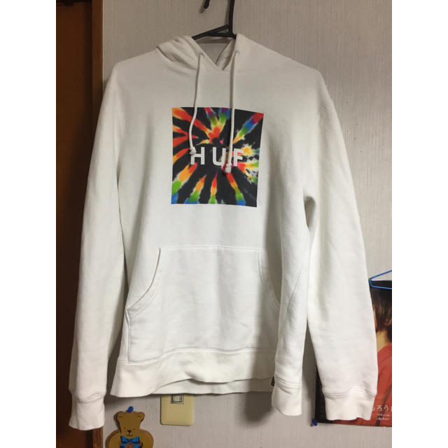 HUF(ハフ)のHUF プルパーカー ホワイト メンズのトップス(パーカー)の商品写真