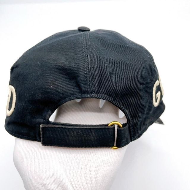 公式の 帽子◇グッチ◇ブラック/コットン/キャップ