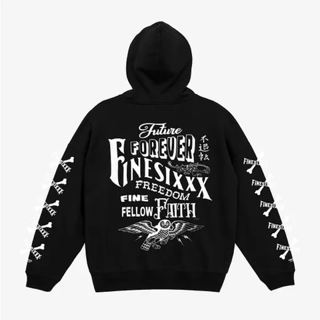 Harley Davidson(ハーレーダビッドソン)のFINESIXXX FINE CROSS EMBROIDERED GRAPHIC メンズのトップス(パーカー)の商品写真