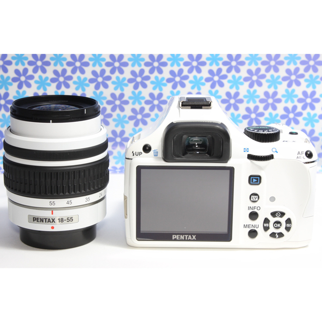 PENTAX - 極美品❤️ペンタックス K-x❤️人気のホワイトカラー❤️高