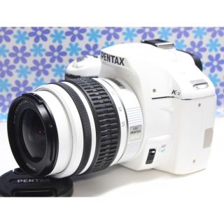 ペンタックス(PENTAX)の極美品❤️ペンタックス K-x❤️人気のホワイトカラー❤️高画質❤️フルHD動画(デジタル一眼)