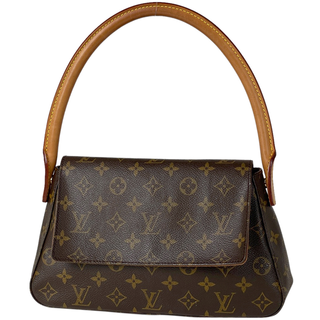 約23cm開閉式ルイ ヴィトン モノグラム ルーピングGM ショルダーバッグ ハンドバッグ M51145 PVC レディース LOUIS VUITTON 【222-27038】