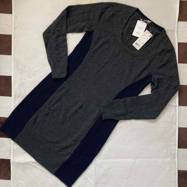 UNIQLO カシミア100% チュニック ワンピース-