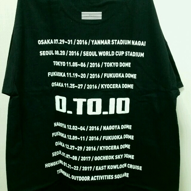 BIGBANG(ビッグバン)のBIGBANG ソウル ファイナル Tシャツ 黒 L エンタメ/ホビーのタレントグッズ(アイドルグッズ)の商品写真