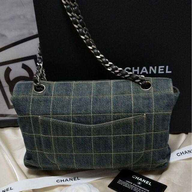 CHANEL - ☆正規品 超美品 レア☆CHANEL シャネル デニム チェーン ...