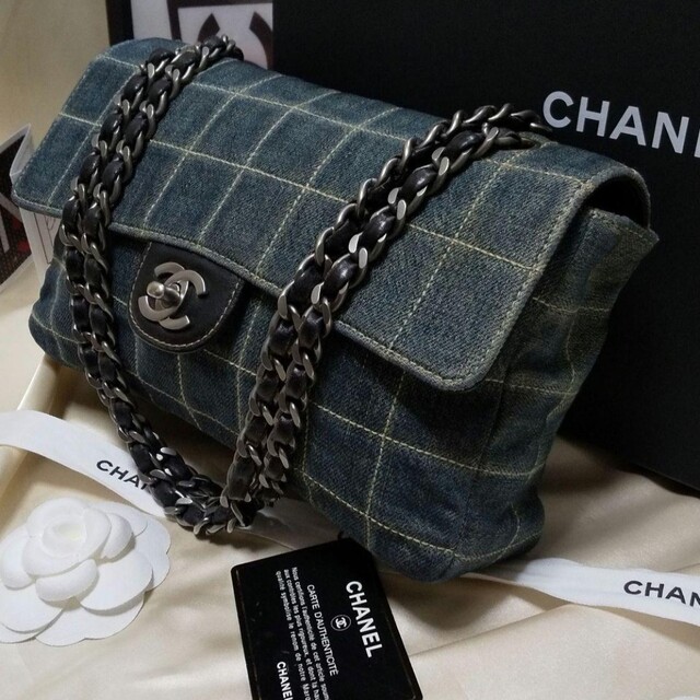 正規品 CHANEL シャネル デニム ショルダーバック