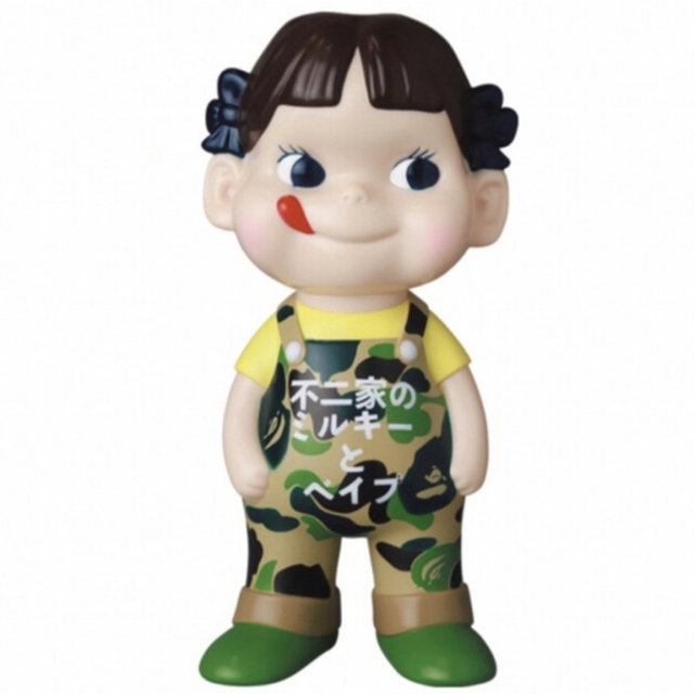 お買い得モデル BE@RBRICK BAPE R ペコちゃん 100% 400% グリーン