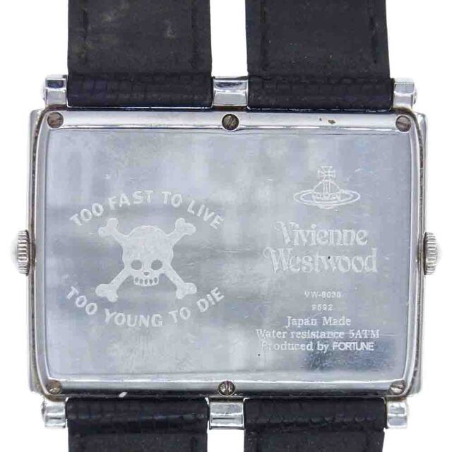 Vivienne Westwood(ヴィヴィアンウエストウッド)のVivienne Westwood ヴィヴィアンウエストウッド 時計 VW-8038 スカル ハート ダブルフェイス 2タイムゾーン クオーツ ウォッチ 時計 マルチカラー系【中古】 レディースのファッション小物(腕時計)の商品写真