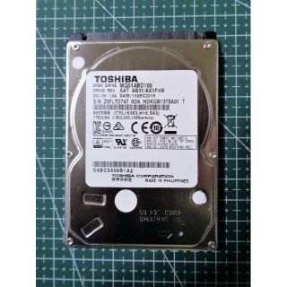 トウシバ(東芝)のTOSHIBA 1TB HDD 2.5インチ 9.5mm(PCパーツ)